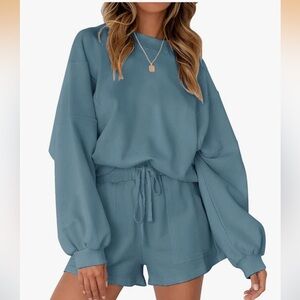 Women's Blue Lounge Set